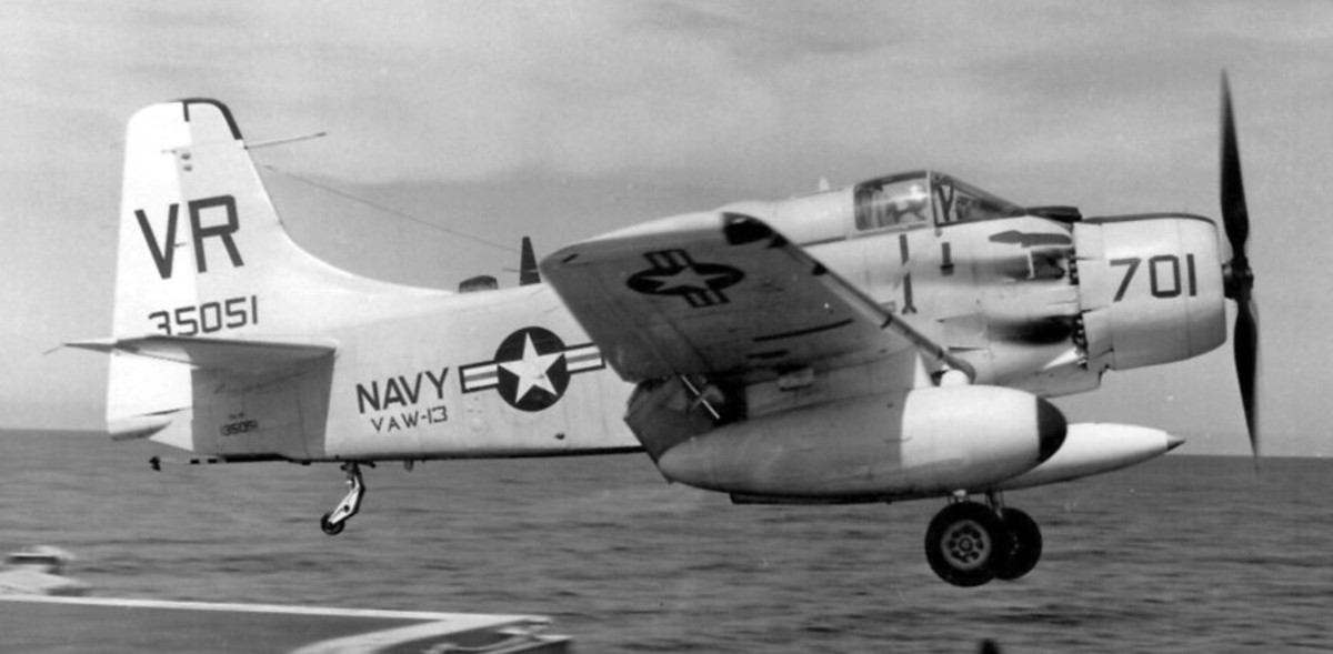vaw-13 zappers carrier airborne early warning squadron us navy douglas ad-5q skyraider 07