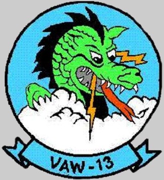 vaw-13 zappers insignia crest patch badge carrier airborne early warning squadron us navy skyraider skywarrior 02x