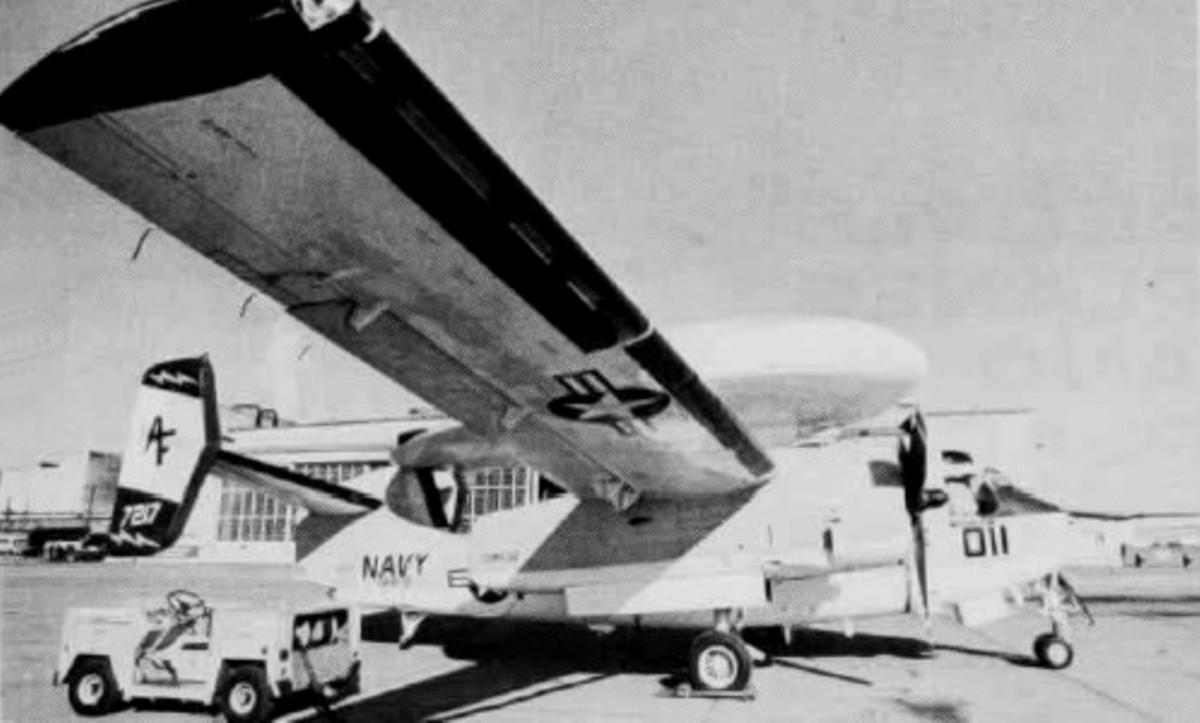 vaw-78 fighting escargots carrier airborne early warning squadron us navy reserve grumman e-1b tracer 17