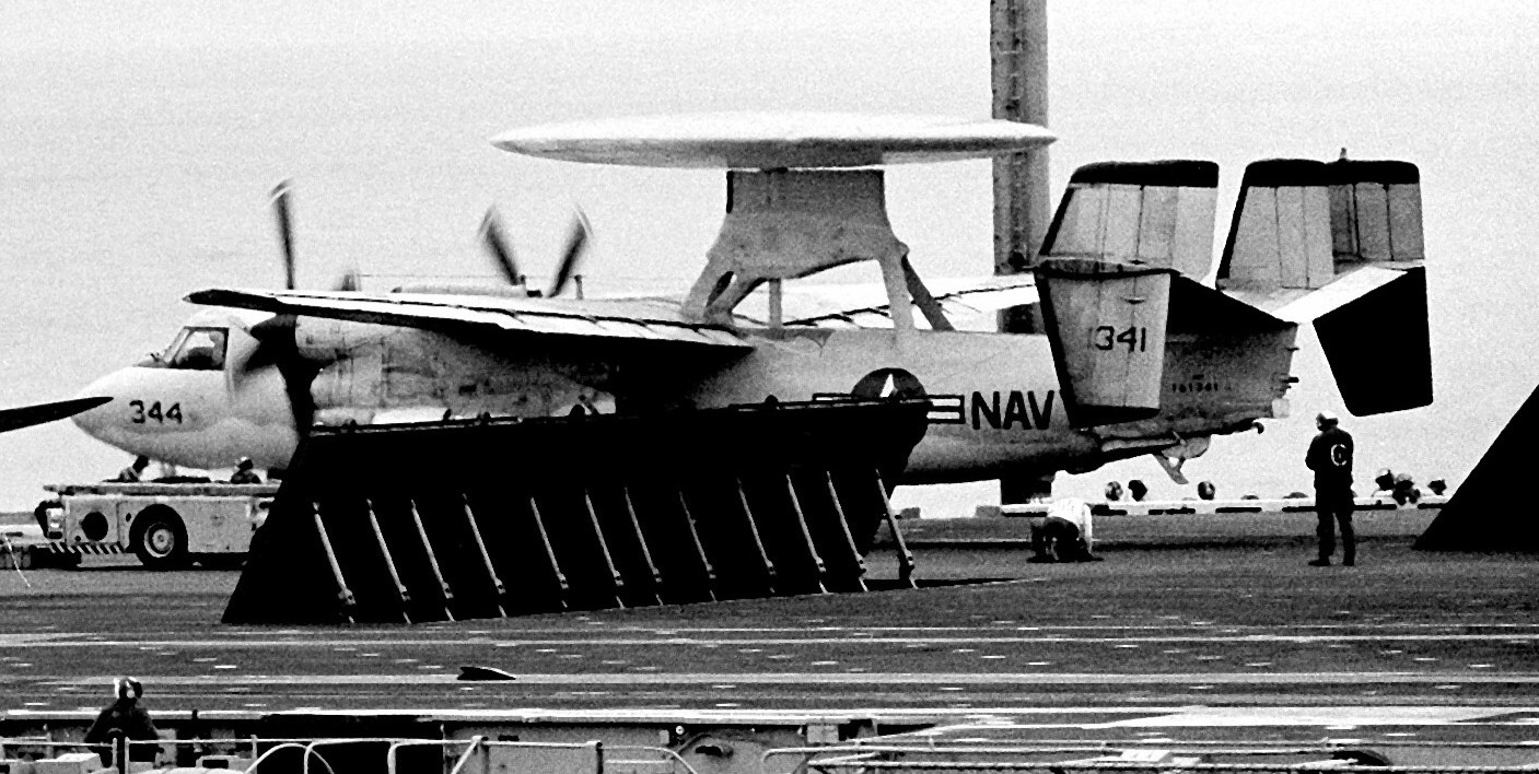 vaw-88 cottonpickers carrier airborne early warning squadron us navy reserve cvwr-30 grumman e-2c hawkeye 07 uss enterprise cvn-65