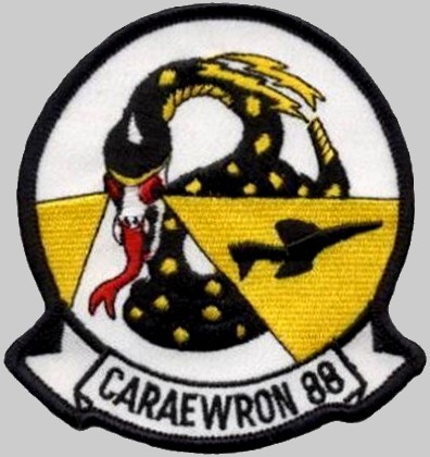 vaw-88 cottonpickers insignia crest patch badge carrier airborne early warning squadron reserve us navy 02x