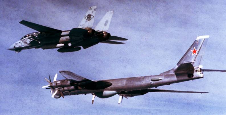 f-14a tomcat vf-102 diamondbacks sovjet tupolev tu-95 bear-d