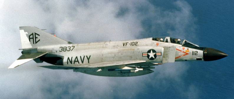 vf-102 diamondbacks f-4j phantom II carrier air wing cvw-6 uss independence cv 62
