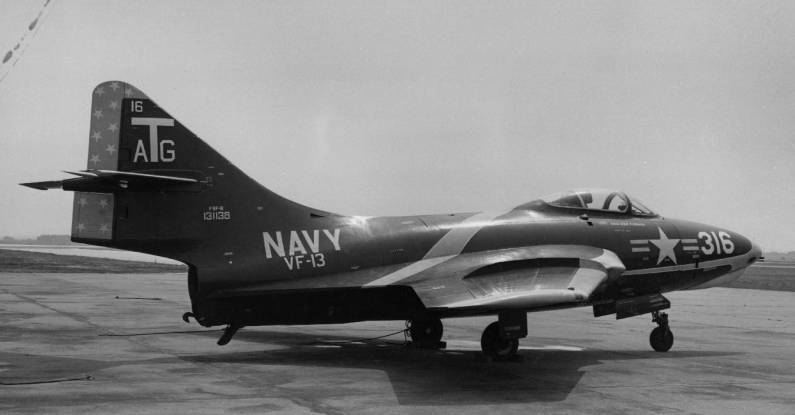 vf-13 night cappers fighter squadron f9f-8 cougar atg-201