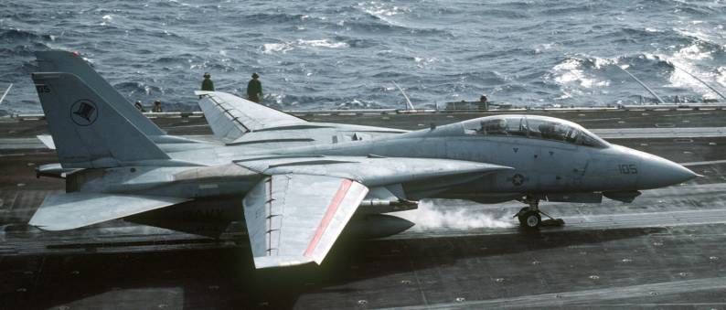 vf-14 tophatters f-14 tomcat cvw-3 uss john f. kennedy cv 67