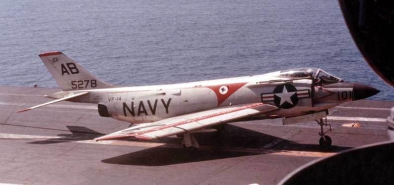 fighter squadron vf-14 tophatters f3h-2 demon