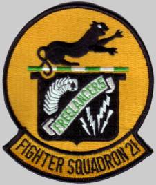 vf-21 freelancers crest insignia patch badge fighter squadron fitron us navy
