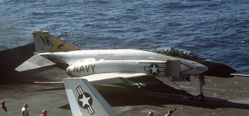 vf-21 freelancers fighter squadron f-4n phantom uss coral sea cv 43