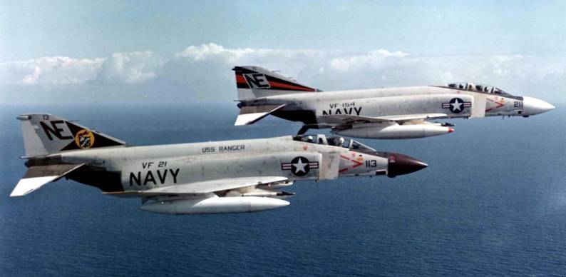 f-4j phantom vf-21 vf-154 cvw-2 uss ranger cva 61