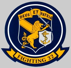 fighter squadron vf-32 swordsmen insignia crest us navy