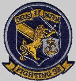 vf-32 swordsmen patch crest insignia badge fighter squadron fitron
