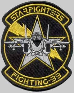 vf-33 starfighters patch crest insignia badge fighter squadron us navy
