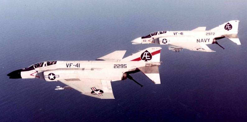 fighter squadron vf-41 black aces f-4b phantom II carrier air wing cvw-6 uss franklin d. roosevelt cva 42
