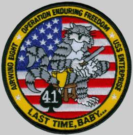 fighter squadron vf-41 black aces cruise patch