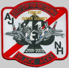 fighter squadron vf-41 black aces patch crest insignia badge