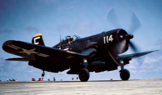 vf-44 hornets fighter squadron f4u-4 corsair