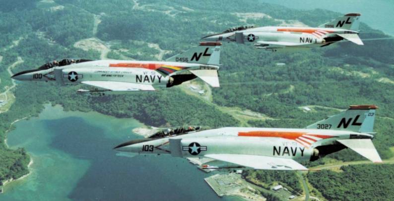 fighter squadron vf-51 screaming eagles f-4b phantom cvw-15 uss coral sea cva 43