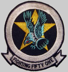 fighter squadron vf-51 screaming eagles crrest patch insignia badge