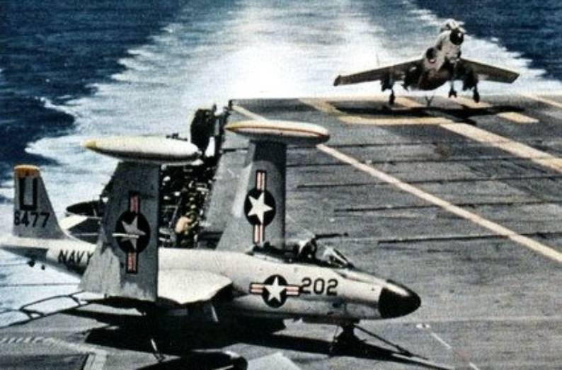 vf-52 fighter squadron f2h-3 banshee atg-1 uss lexington cva-16