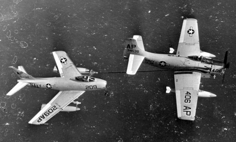fighter squadron vf-62 boomerangs fj-3m fury atg-201 uss essex cva 9