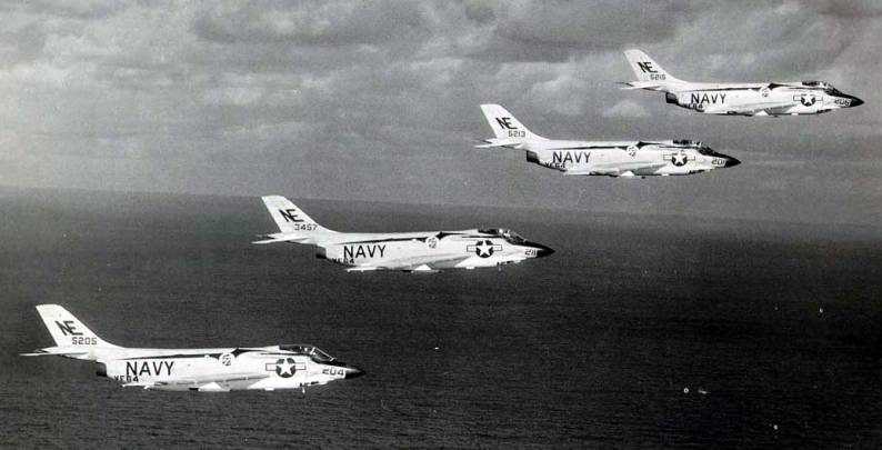 vf-64 freelancers fighter squadron f3h-2 demon cvg-2 uss midway cva 41