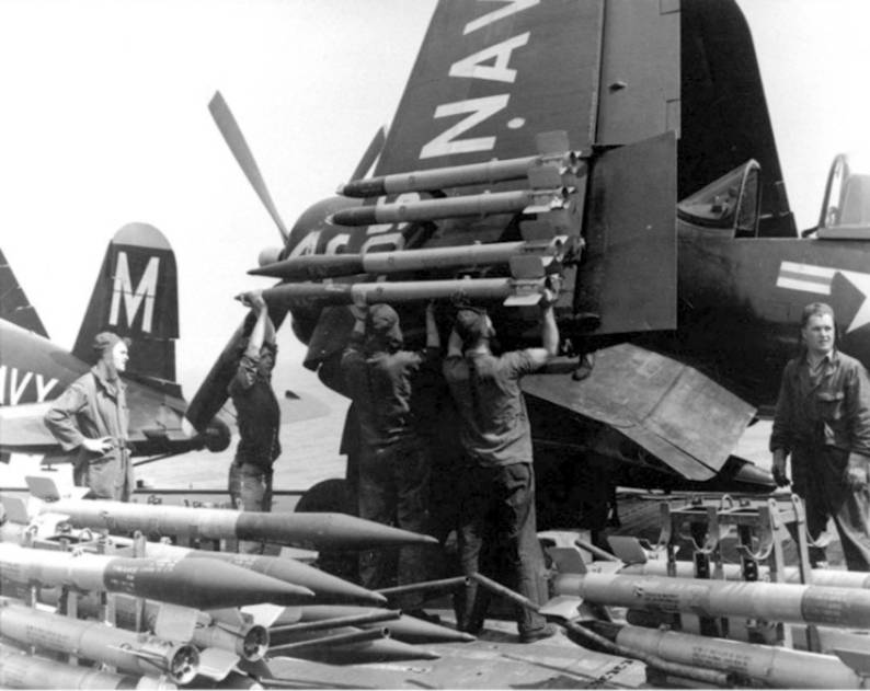 vf-64 freelancers fighter squadron f4u-4b corsair cvg-2 uss philippine sea cv 47 korea