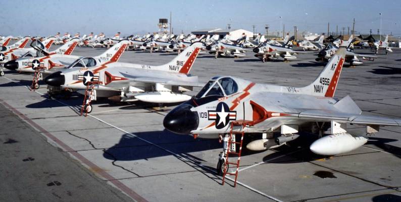 fighter squadron vf-74 be-devilers f4d-1 skyray carrier air group cvg-6 mcas yuma arizona