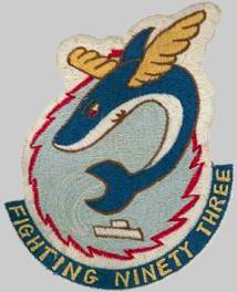 vf-93 blue blazers insignia patch crest badge fighter squadron fitron us navy