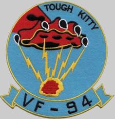 vf-94 tough kitties crest insignia patch badge fighter squadron us navy