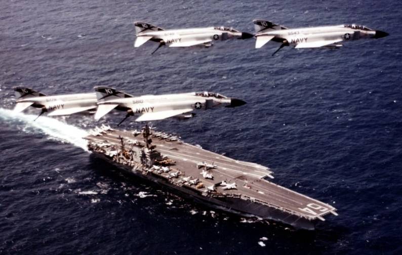f-4j phantom fighter squadron vf-96 fighting falcons cvw-9 uss constellation cva 64