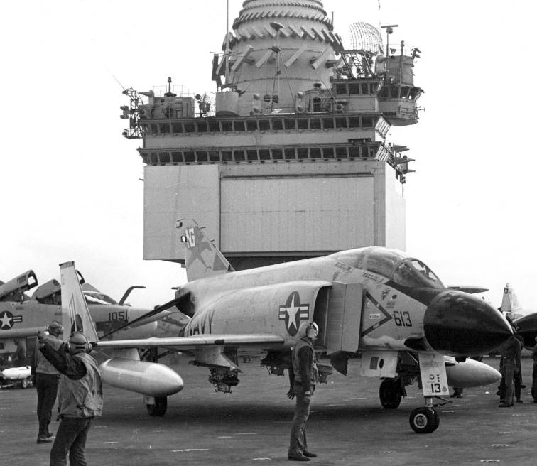 fighter squadron vf-96 fighting falcons f-4j phantom cvw-9 uss enterprise cvan 65