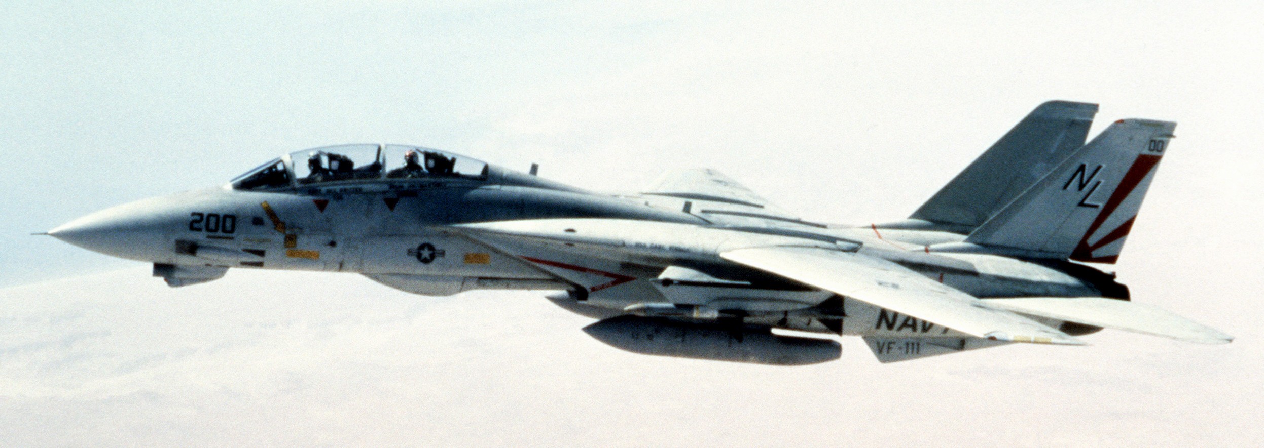 vf-111 sundowners fighter squadron f-14a tomcat cvw-15 uss carl vinson cvn-70 us navy 63