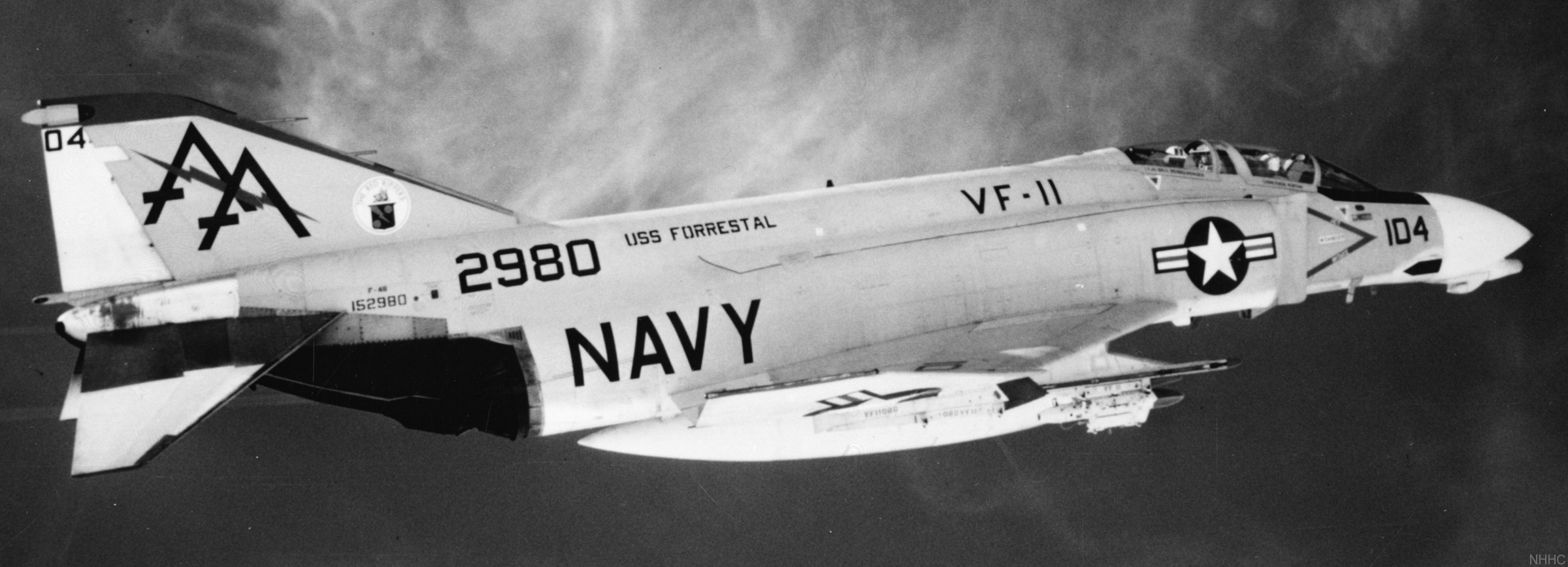 vf-11 red rippers fighter squadron us navy fitron f-4b phantom ii carrier air wing cvw-17 uss forrestal cva-59 20