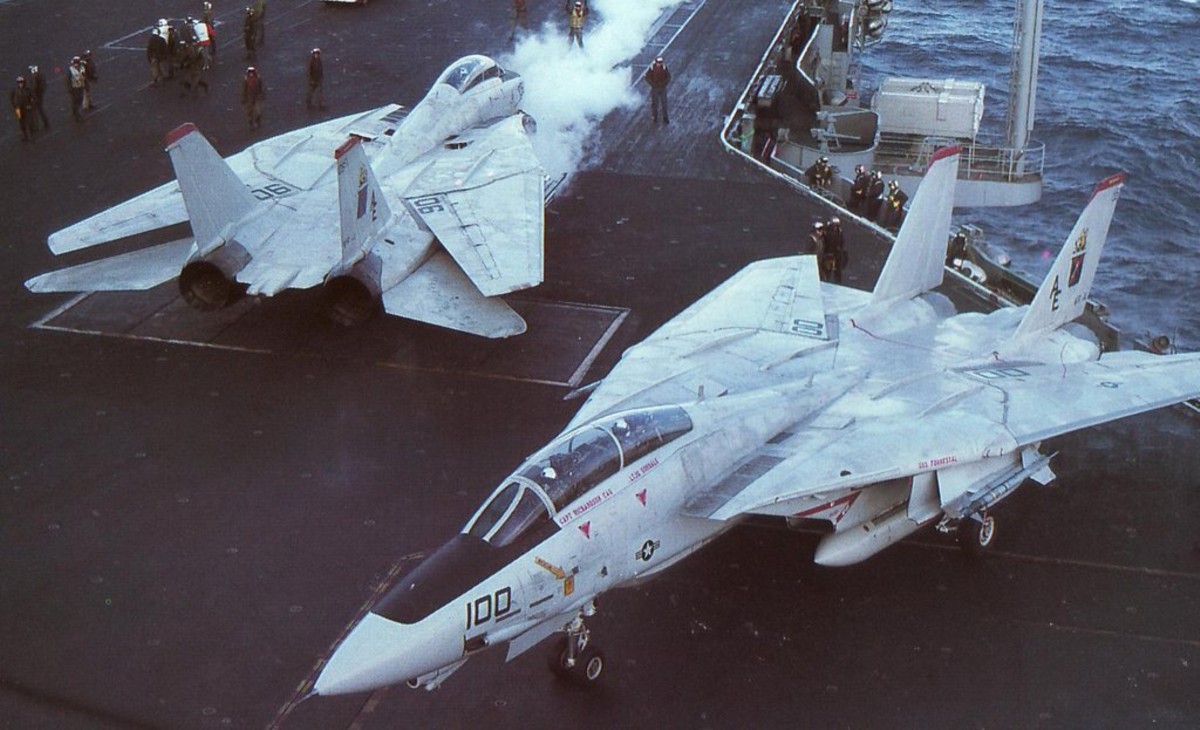 vf-11 red rippers fighter squadron us navy fitron f-14a tomcat carrier air wing cvw-6 uss forrestal cv-59 55
