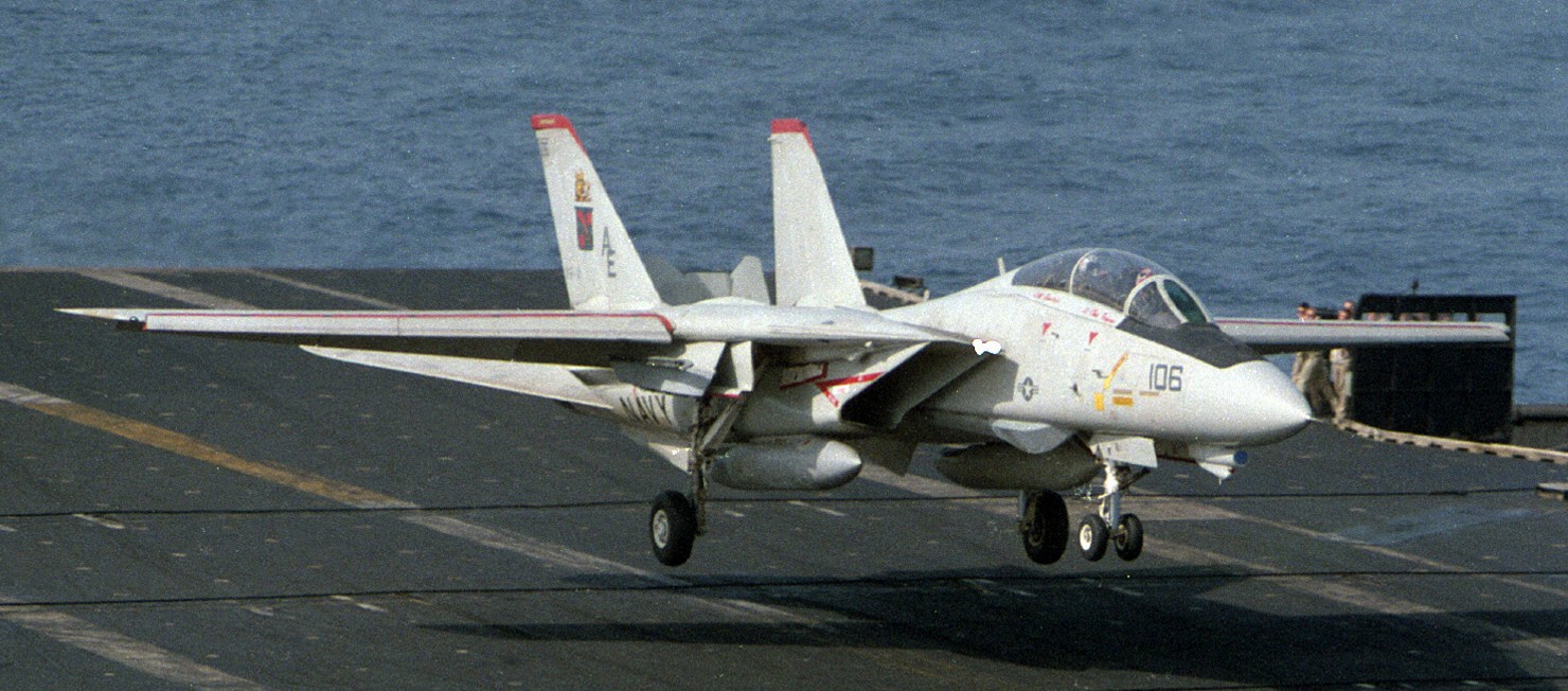 vf-11 red rippers fighter squadron us navy fitron f-14a tomcat carrier air wing cvw-6 uss forrestal cv-59 58