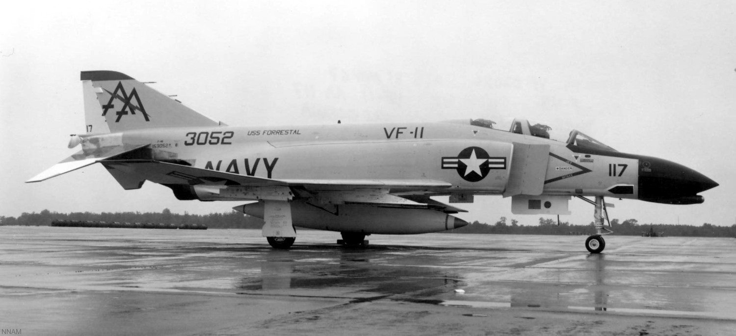 vf-11 red rippers fighter squadron us navy fitron f-4b phantom ii carrier air wing cvw-17 uss forrestal cva-59 97