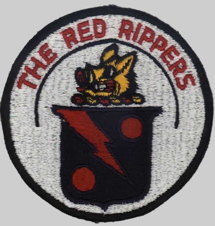 vf-11 red rippers insignia crest patch badge fighter squadron us navy f-14 tomcat 04p