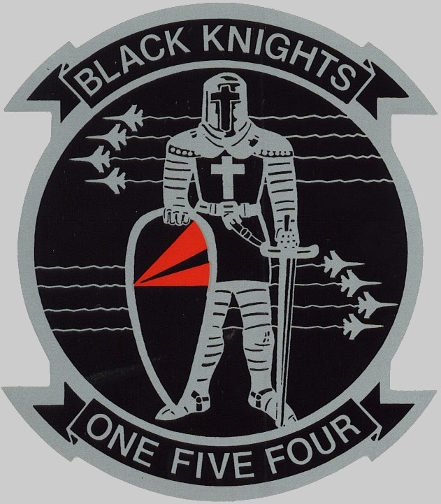 vf-154 black knights insignia crest patch badge fighter squadron us navy 02x