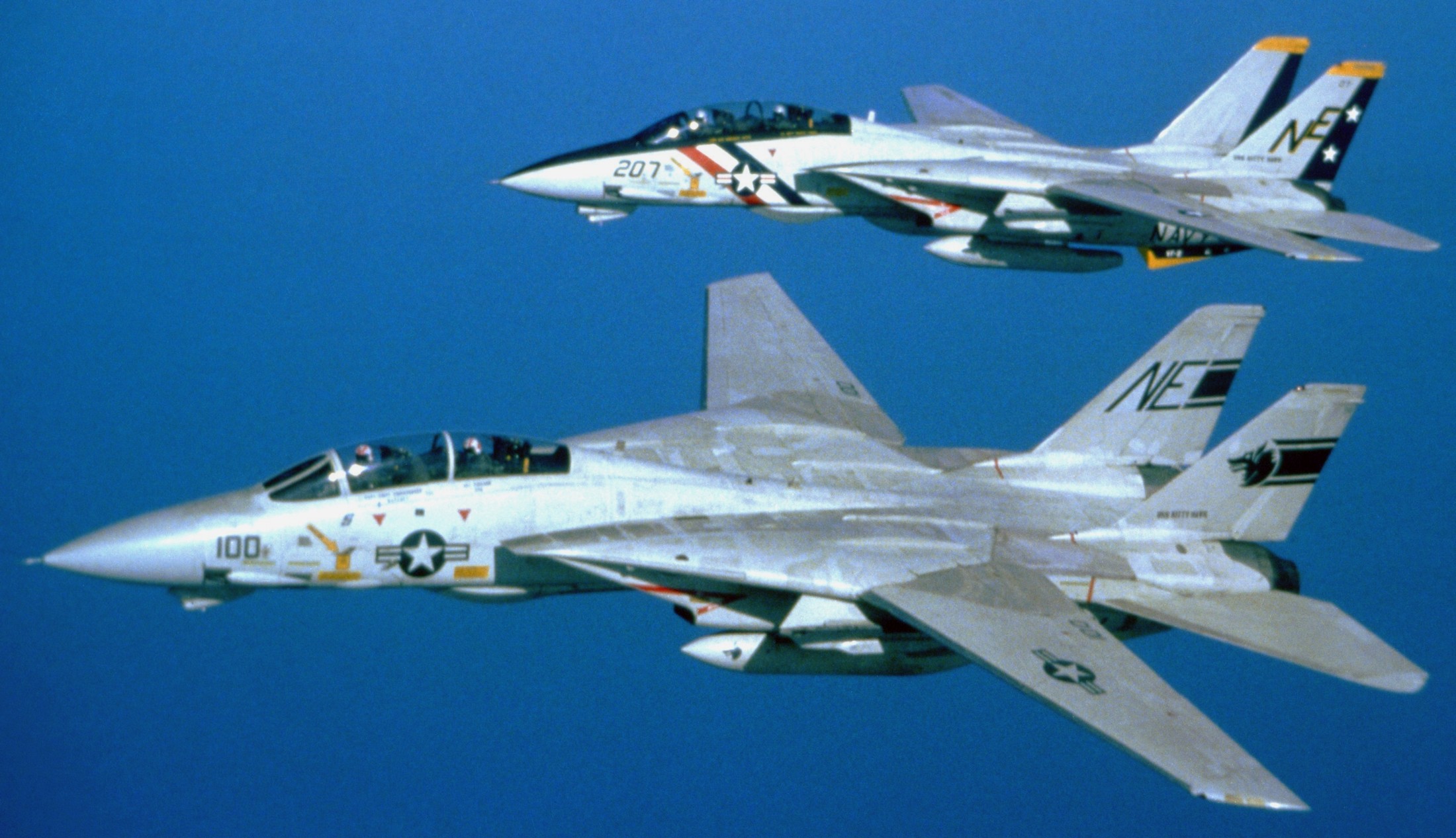 vf-1 wolfpack fighter squadron f-14a tomcat carrier air wing cvw-2 uss ranger cv-61 31