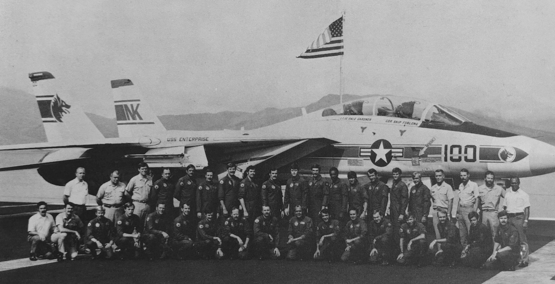 vf-1 wolfpack fighter squadron f-14a tomcat carrier air wing cvw-14 uss enterprise cvn-65 36