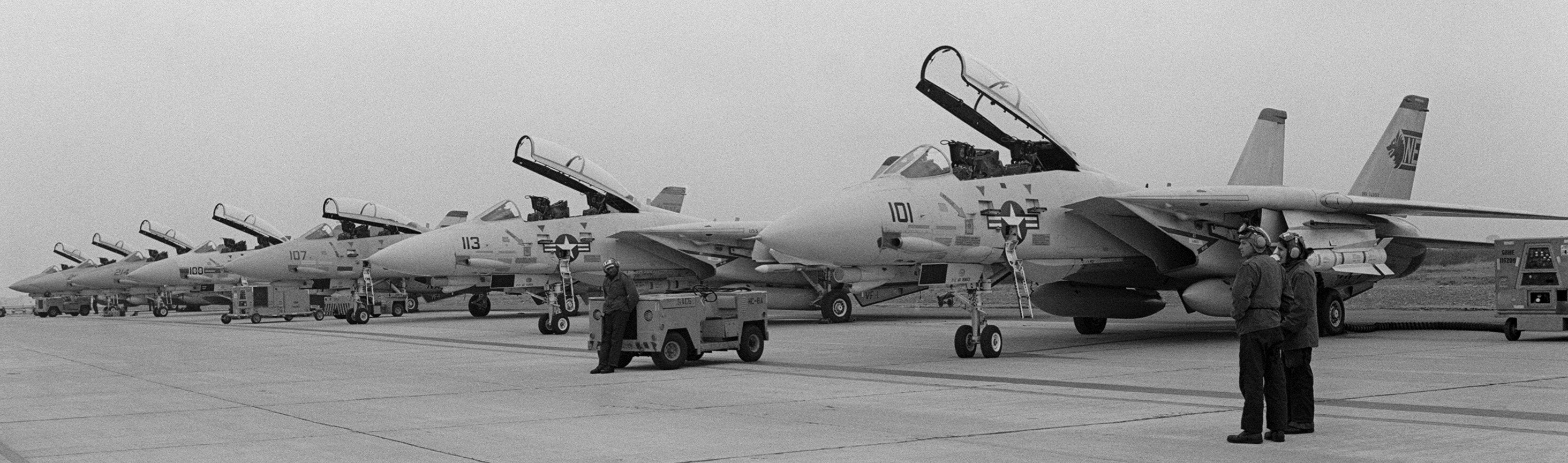 vf-1 wolfpack fighter squadron f-14a tomcat carrier air wing cvw-2 nas miramar california