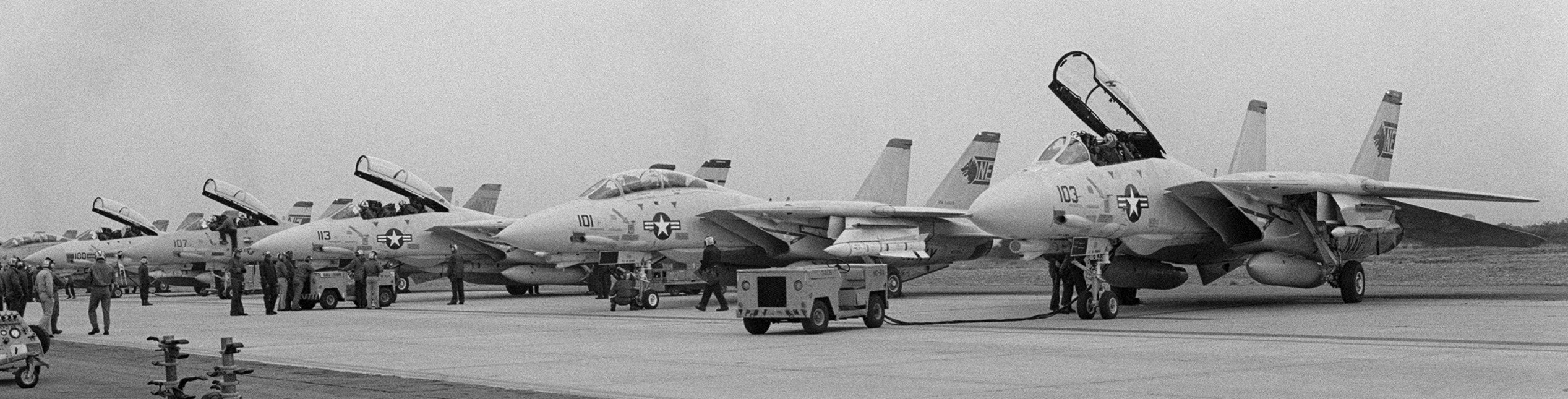 vf-1 wolfpack fighter squadron f-14a tomcat carrier air wing cvw-2 53 nas miramar