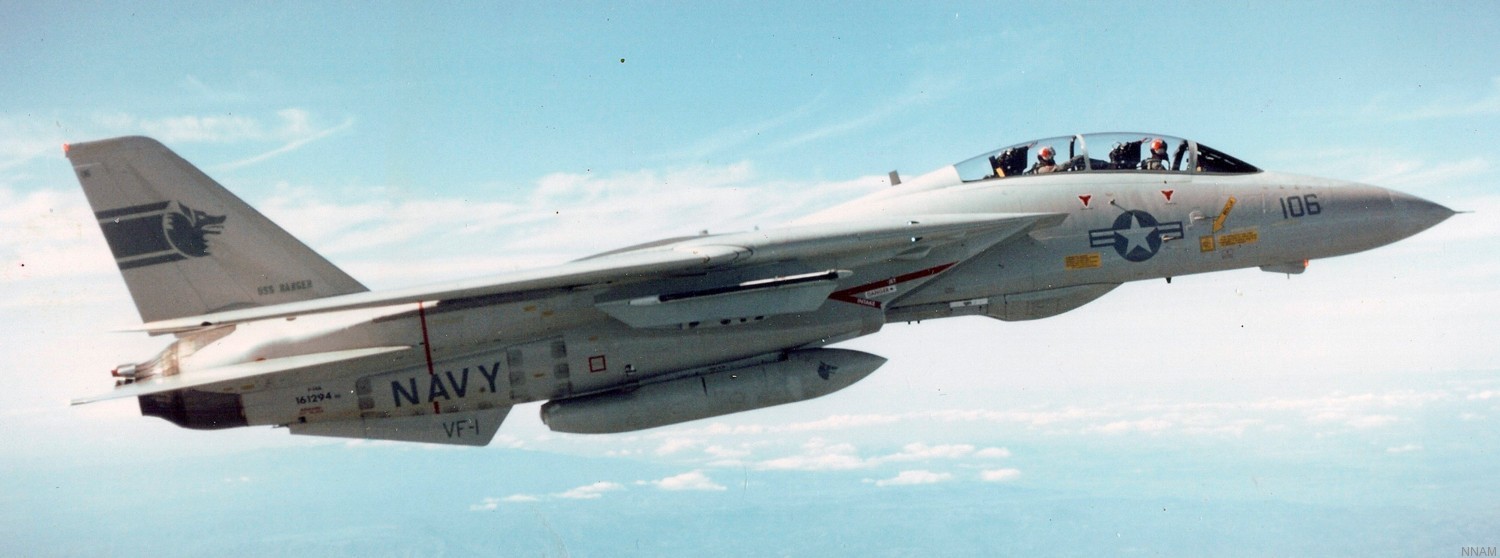 vf-1 wolfpack fighter squadron f-14a tomcat carrier air wing cvw-2 uss ranger cv-61 70