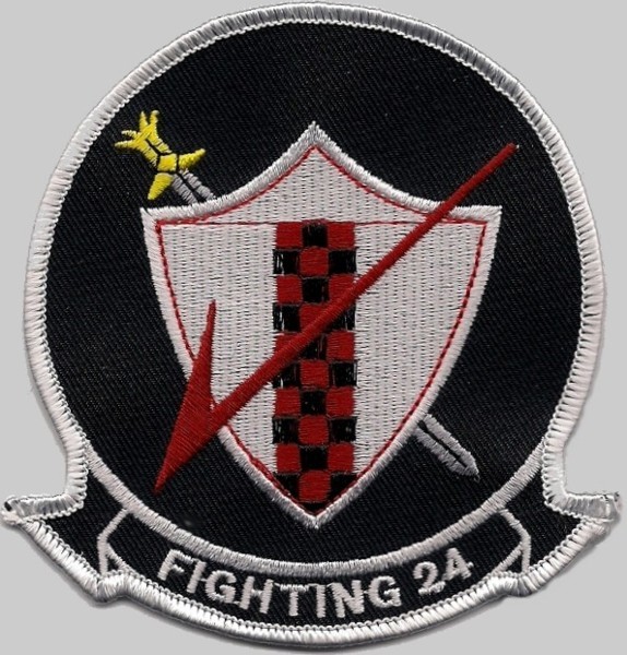 vf-24 fighting renegades insignia crest patch badge red checkertails fighter squadron us navy 03p