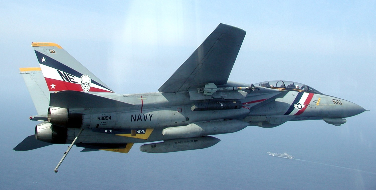 vf-2 bounty hunters fighter squadron fitron f-14d tomcat carrier air wing cvw-2 uss constellation cv-64 58
