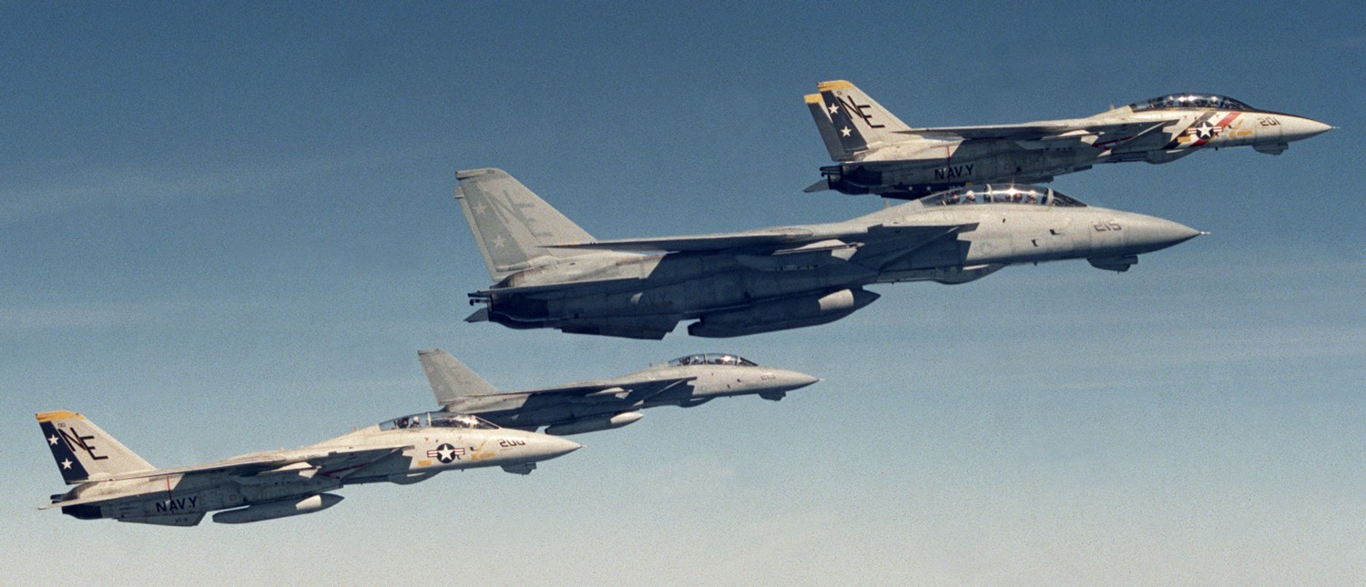 vf-2 bounty hunters fighter squadron fitron f-14a tomcat carrier air wing cvw-2 uss ranger cv-61 82