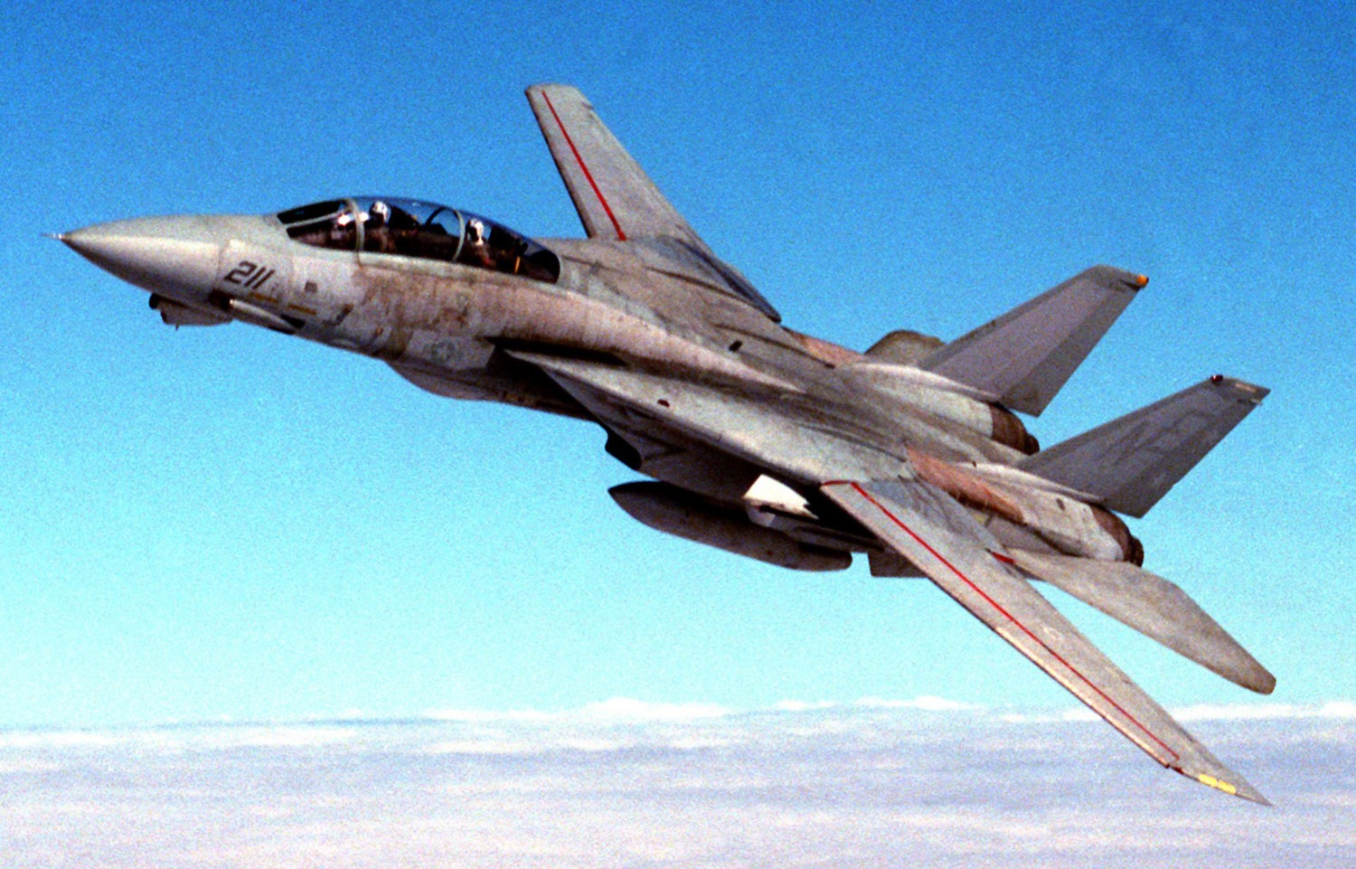 vf-2 bounty hunters fighter squadron fitron f-14a tomcat carrier air wing cvw-2 uss ranger cv-61 90