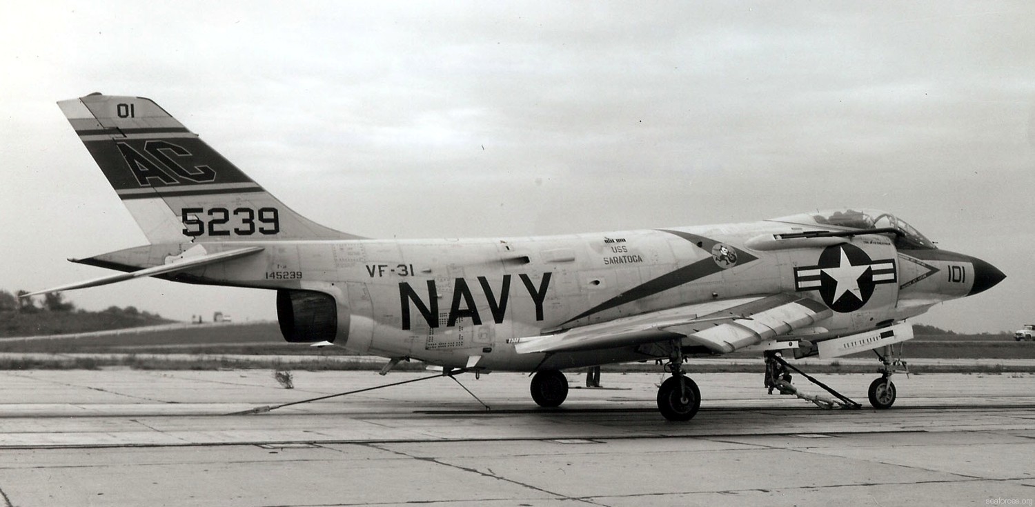 vf-31 tomcatters fighter squadron navy f-3b demon cvg-3 uss saratoga cva-60 159