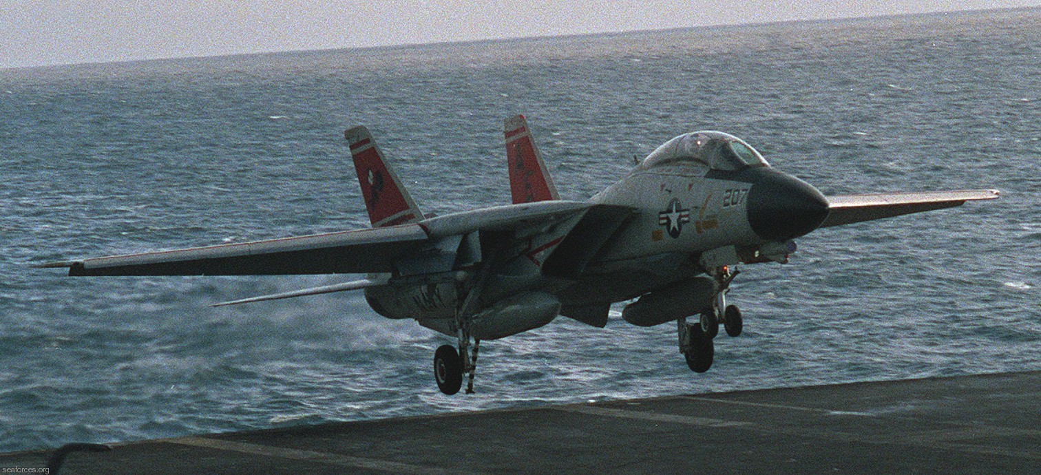 vf-31 tomcatters fighter squadron navy f-14a tomcat cvw-6 uss forrestal cv-59 187