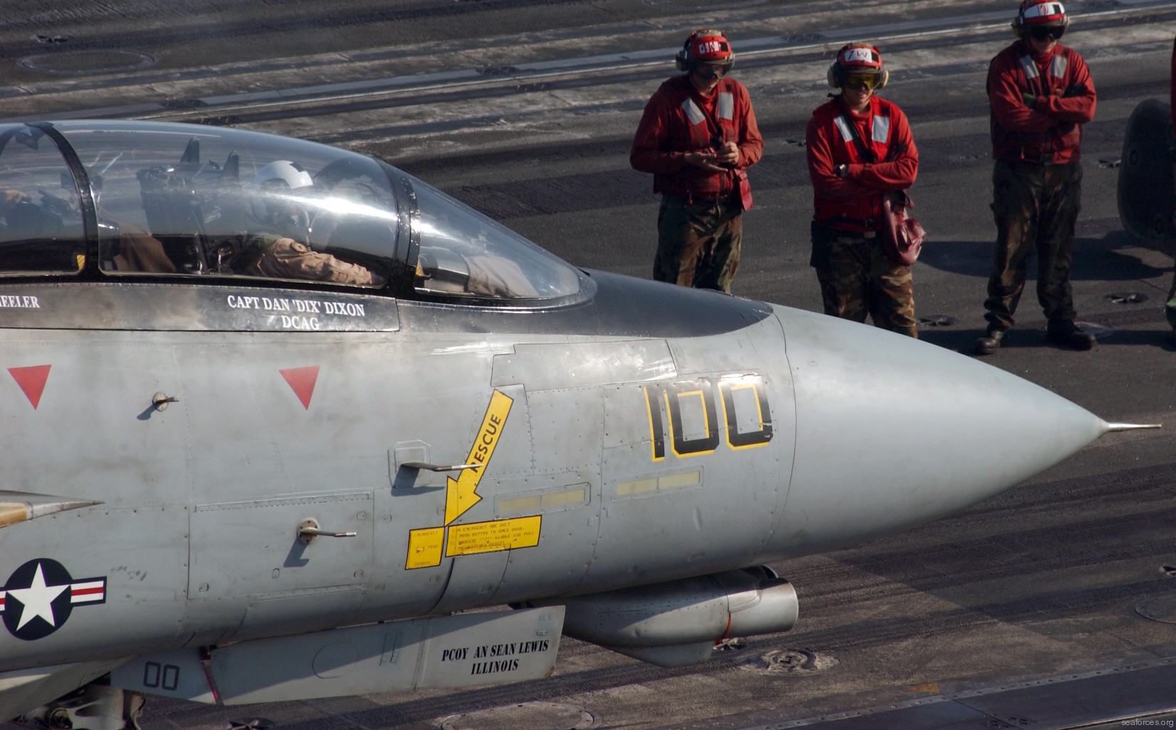 vf-31 tomcatters fighter squadron navy f-14d tomcat cvw-8 uss theodore roosevelt cvn-71 63